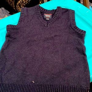 Boys navy blue vest size 7